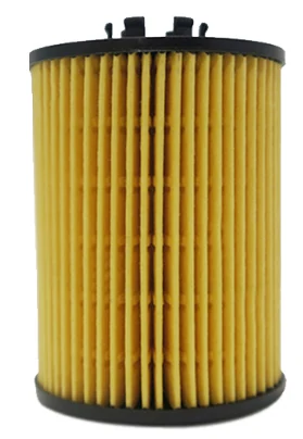 Pleated oil-filter cartridge from the supplied product materials